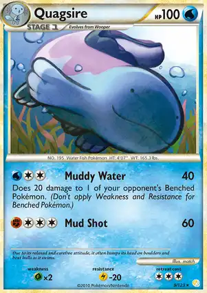 Quagsire 9/123 HeartGold & SoulSilver