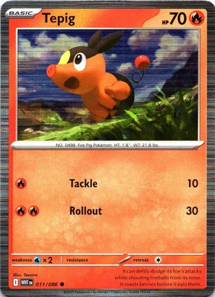 Tepig 011/086 White Flare