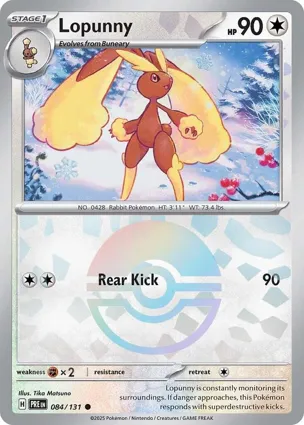 Lopunny 084/131 Prismatic Evolutions