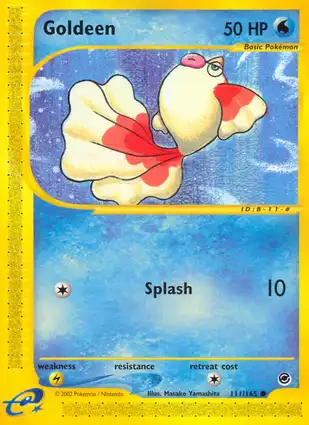 Goldeen 111/165 Expedition Base Set