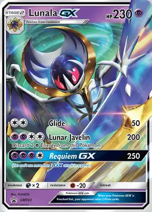 Lunala GX SM103 Sun & Moon Promos