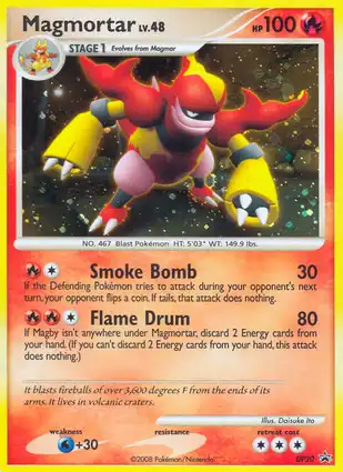 Magmortar DP20 Diamond & Pearl Promos