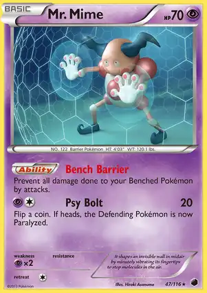 Mr. Mime 47/116 Plasma Freeze