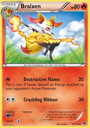 Braixen 12/124 Fates Collide