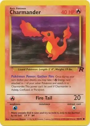 Charmander 50/82 Team Rocket