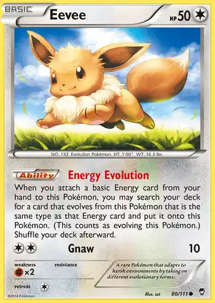 Eevee 80/111 Furious Fists
