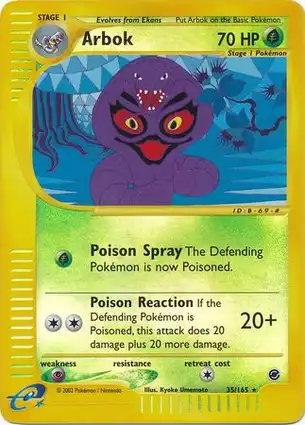 Arbok 35/165 Expedition Base Set