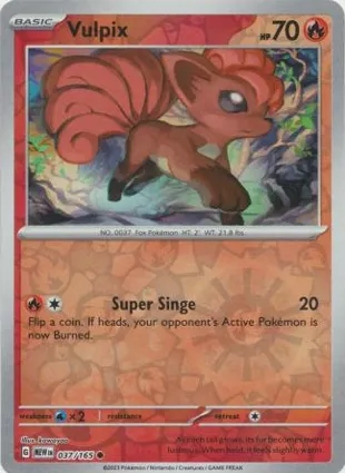 Vulpix 037/165 Scarlet & Violet 151