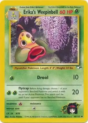 Erika's Weepinbell 48/132 Gym Heroes