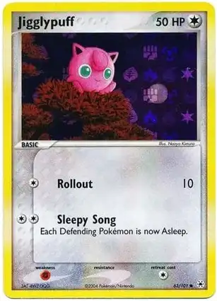 Jigglypuff 63/101 EX Hidden Legends