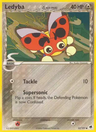 Ledyba 53/101 EX Dragon Frontiers