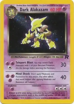 Dark Alakazam 1/82 Team Rocket