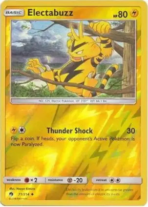 Electabuzz 71/214 Lost Thunder