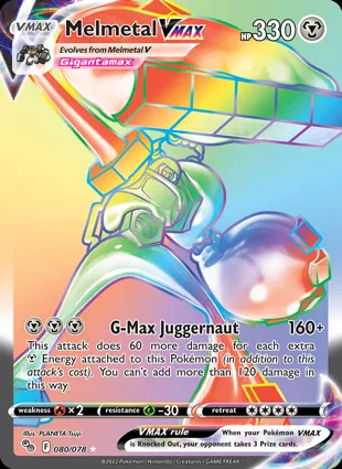 Melmetal VMAX 080/078 Pokémon GO