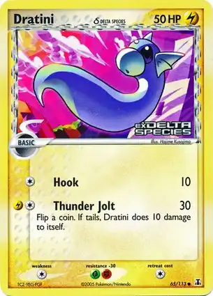 Dratini 65/113 EX Delta Species