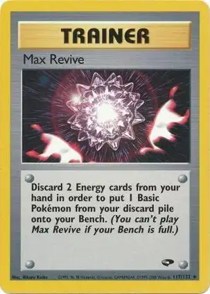 Max Revive 117/132 Gym Challenge