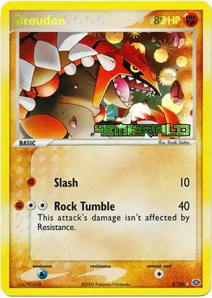 Groudon 5/106 EX Emerald