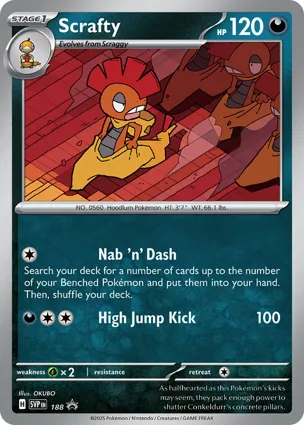 Scrafty 188 Scarlet & Violet Promos
