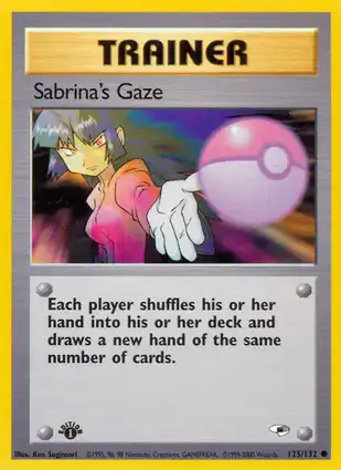 Sabrina's Gaze 125/132 Gym Heroes 1st Edition
