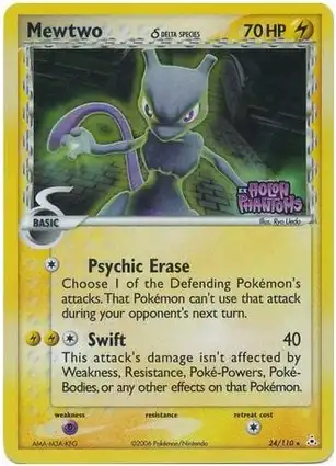 Mewtwo 24/110 EX Holon Phantoms