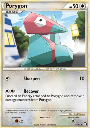 Porygon 73/102 Triumphant
