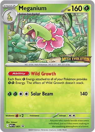 Meganium 001 Mega Evolution Promos