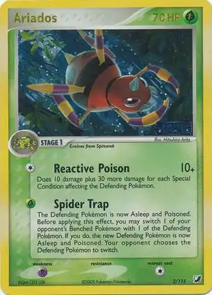 Ariados 2/115 EX Unseen Forces