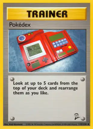 Pokédex 115/130 Base Set 2