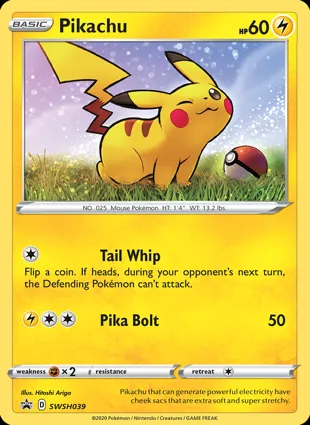 Pikachu SWSH039 Sword & Shield Promos