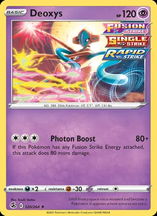 Deoxys 120/264 Fusion Strike