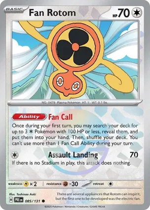 Fan Rotom 085/131 Prismatic Evolutions