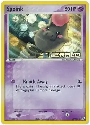 Spoink 65/106 EX Emerald