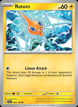 Rotom 069/198 Scarlet & Violet