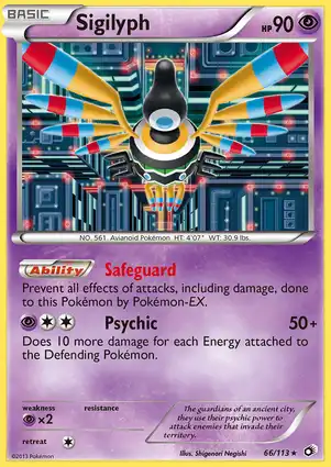 Sigilyph 66/113 Legendary Treasures