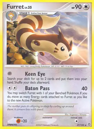 Furret 27/132 Secret Wonders