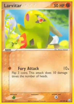 Larvitar 62/109 EX Team Rocket Returns