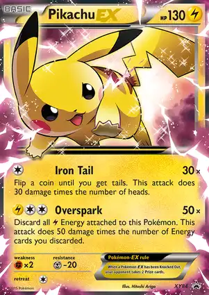 Pikachu EX XY84 XY Promos