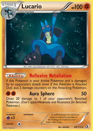 Lucario 80/113 Legendary Treasures