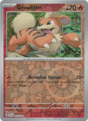 Growlithe 030/198 Scarlet & Violet