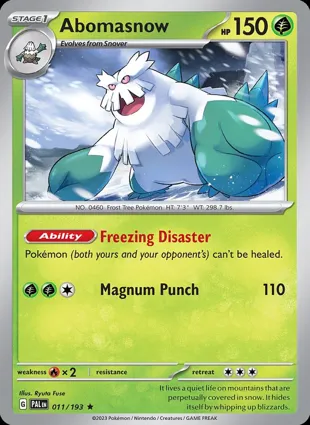 Abomasnow 011/193 Paldea Evolved