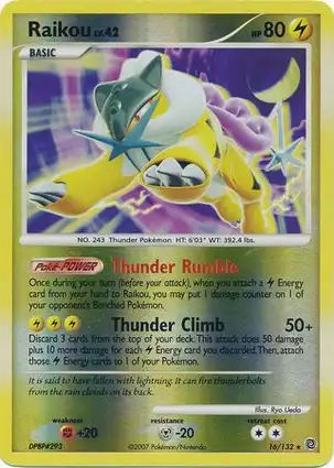Raikou 16/132 Secret Wonders