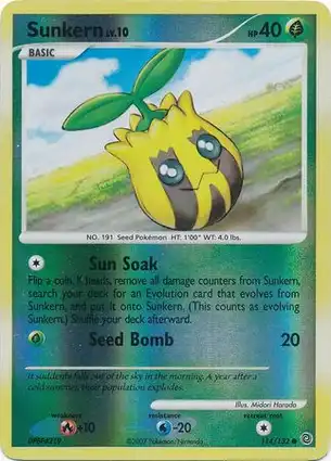 Sunkern 114/132 Secret Wonders