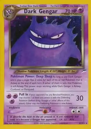 Dark Gengar 6/105 Neo Destiny