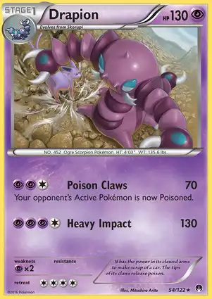 Drapion 54/122 BREAKpoint