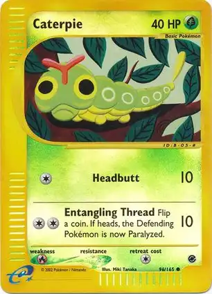 Caterpie 96/165 Expedition Base Set