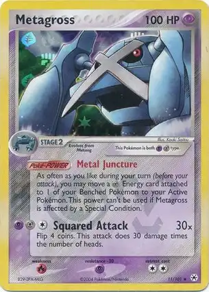 Metagross 11/101 EX Hidden Legends