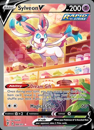 Sylveon V 184/203 Evolving Skies