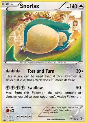 Snorlax 77/124 Fates Collide