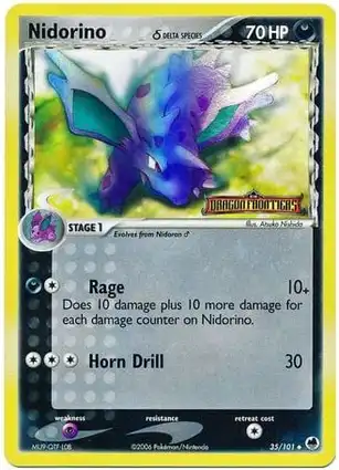 Nidorino 35/101 EX Dragon Frontiers