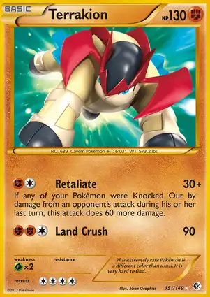Terrakion 151/149 Boundaries Crossed